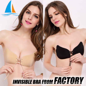 Angel wing push up self adhesive sexy model bra